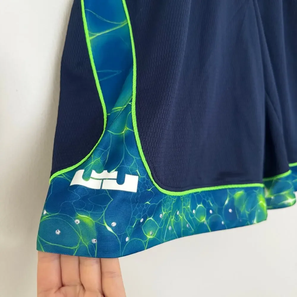 Nike Lebron Helix Elite Dri-Fit Athletic Shorts in Navy